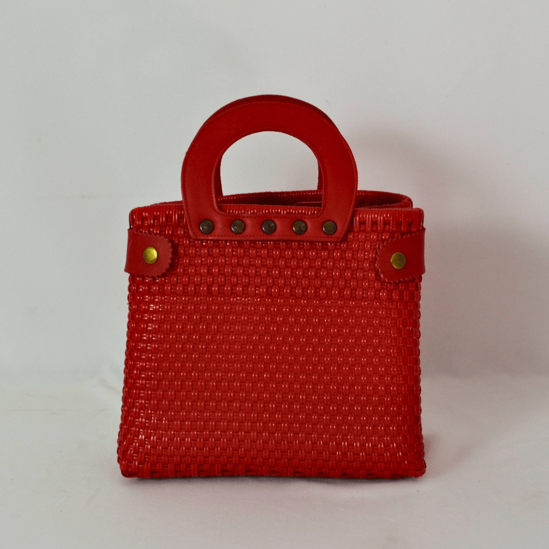 Tote Clásica mediano con Asa Circular - Bolsa Artesanal Mx