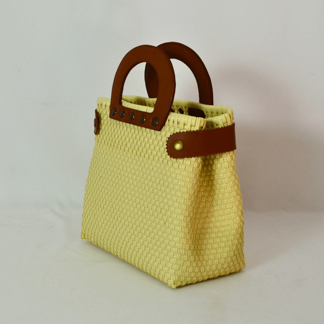 Tote Clásica mediano con Asa Circular - Bolsa Artesanal Mx