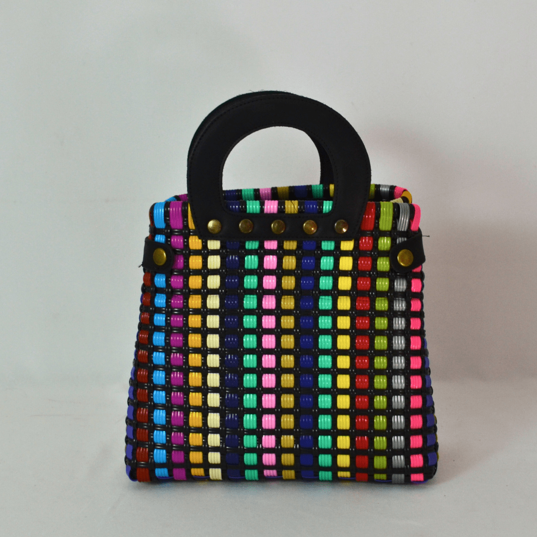 Tote Clásica mediano con Asa Circular - Bolsa Artesanal Mx