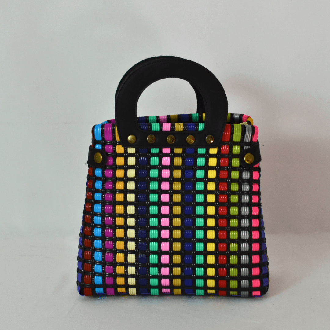 Tote Clásica mediano con Asa Circular - Bolsa Artesanal Mx