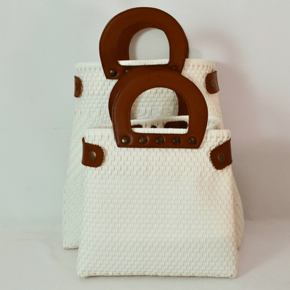 Tote Clásica mediano con Asa Circular - Bolsa Artesanal Mx