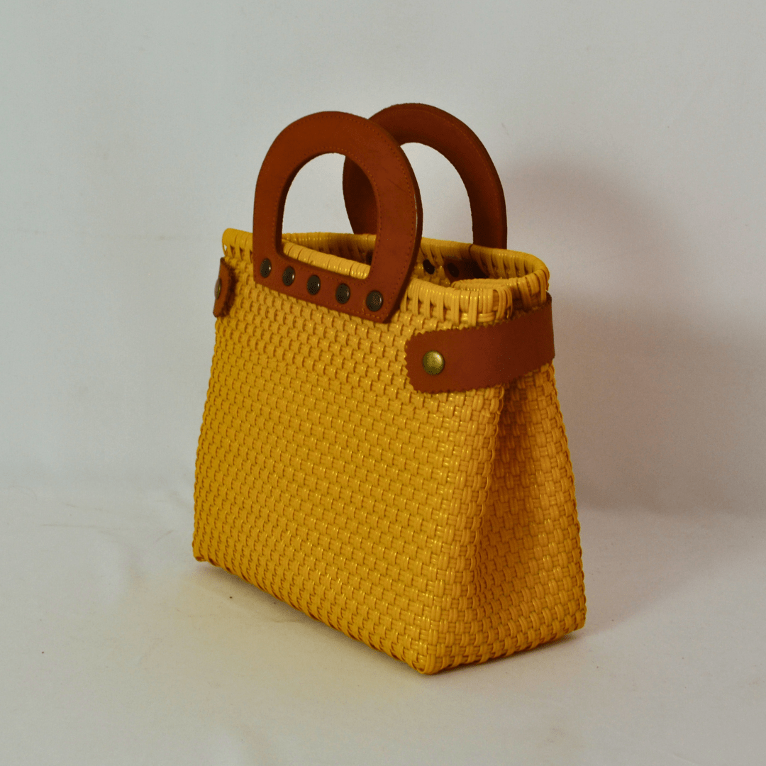 Tote Clásica mediano con Asa Circular - Bolsa Artesanal Mx