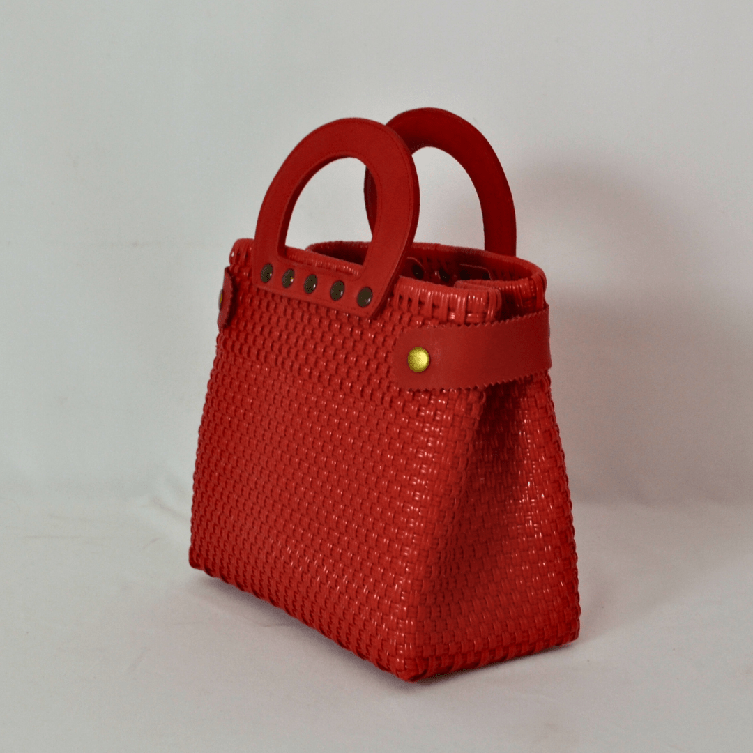Tote Clásica mediano con Asa Circular - Bolsa Artesanal Mx