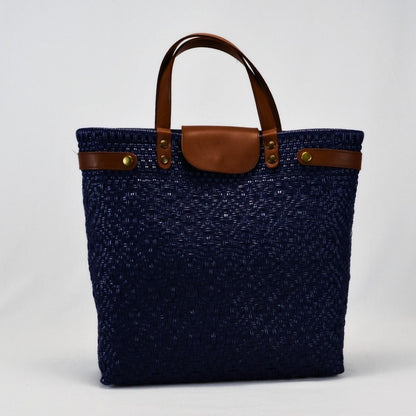 Tote grande piel artesanal México | Bolsa hecha a mano con LDPE - Bolsa Artesanal MX | Bolsas Hechas a Mano con Impacto Social