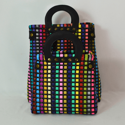Tote Clásica mediano con Asa Circular - Bolsa Artesanal Mx